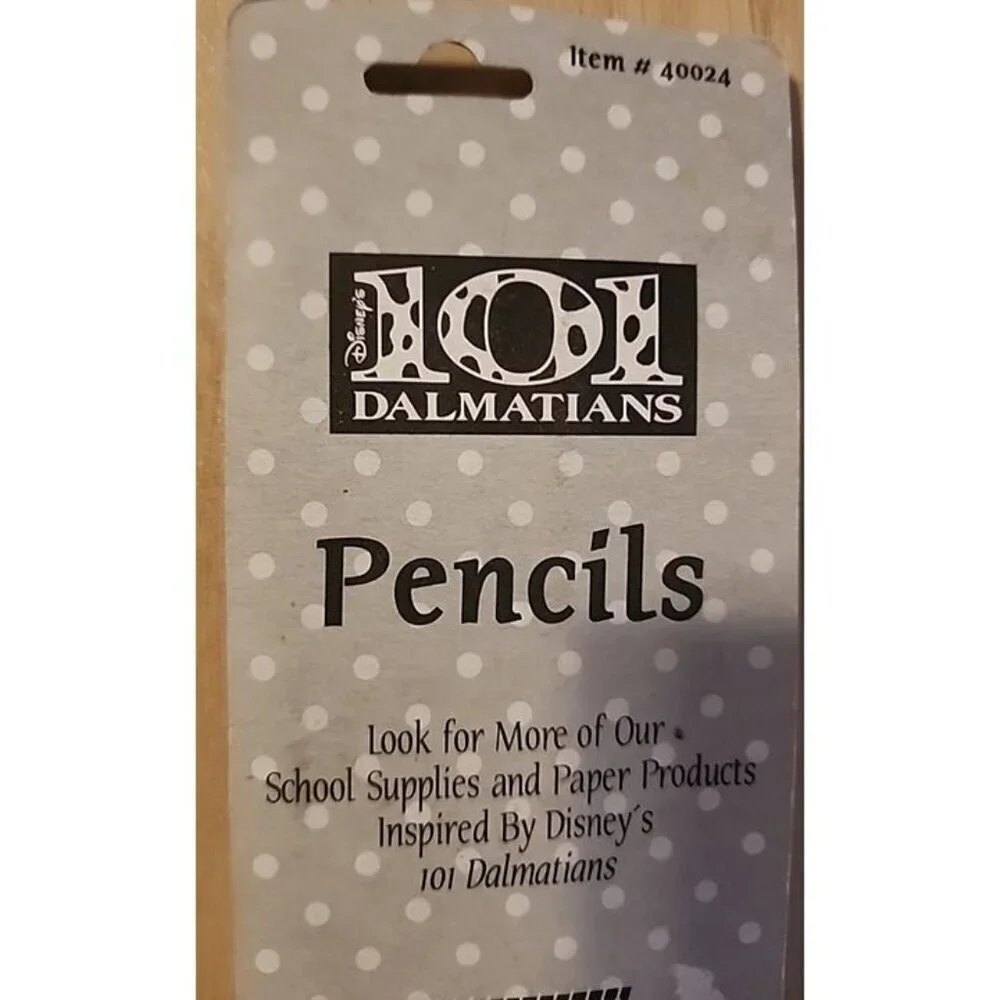 Disney 101 Dalmatians Vintage 90s 3 Pack Pencils - Sealed 40024 Impact Inc.